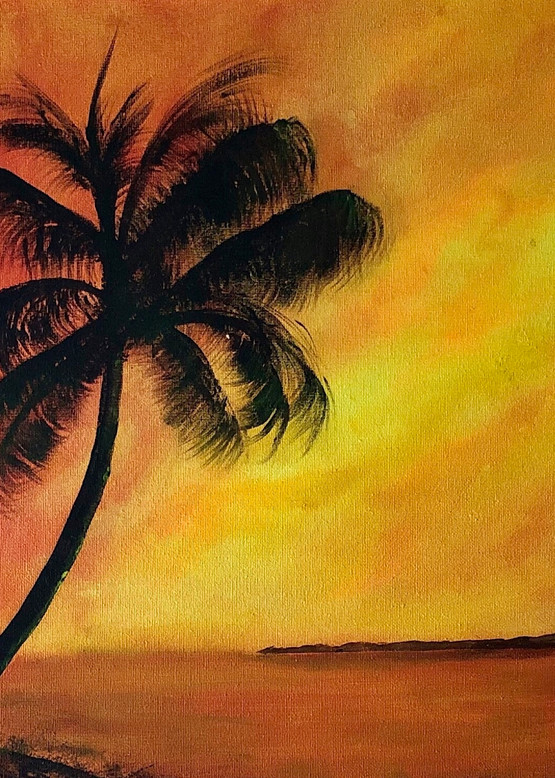Sunset In Paradise Art | House of Fey Art