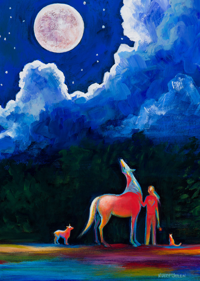 Sharing The Equinox Moon Art | Kimry Jelen Fine Art