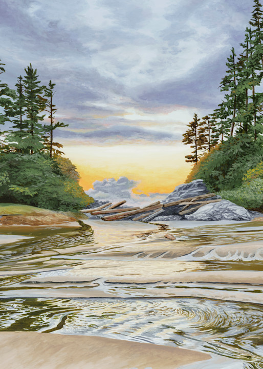 Refuge, open edition print inspired by Cox Bay in Tofino