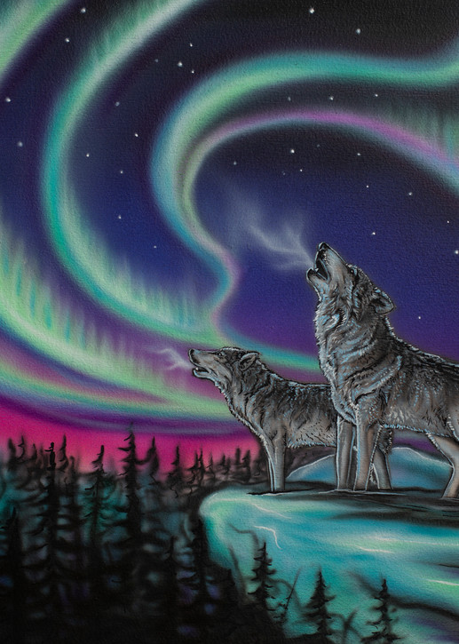 Sky Dance   Wolf Song Art | Keller Rempp Art