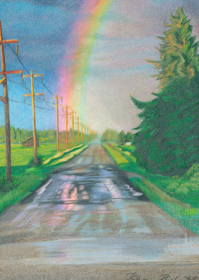 Country Rainbow Art | Kathy Koziak Art