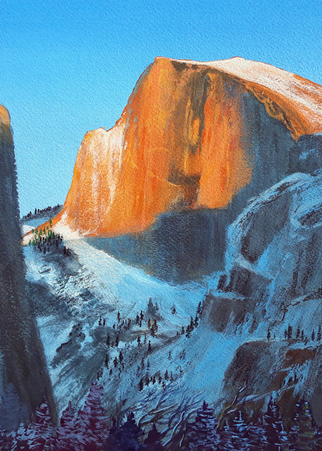 Half Dome Winter Art | Robert Duvall Landscape Paintings