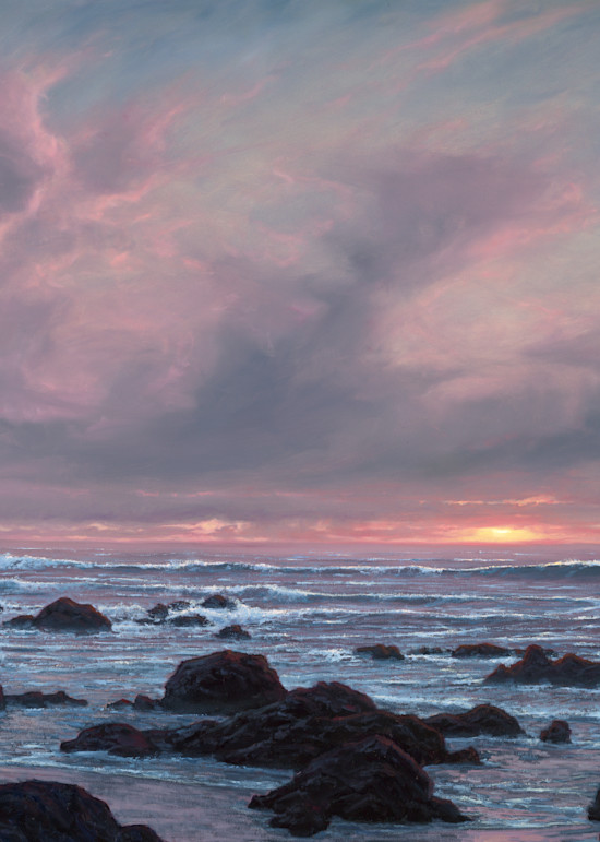 Sunset Ocean Waves