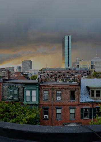 South End Rooftop Panorama Photography Art | neilfkadey