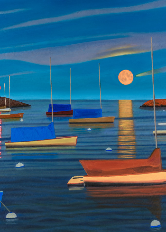 Harboring Moonlight Art | The Art of David Arsenault