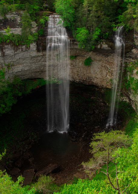 Fall Creek Falls Overlook - Smoky Mountains waterfalls fine-art photography