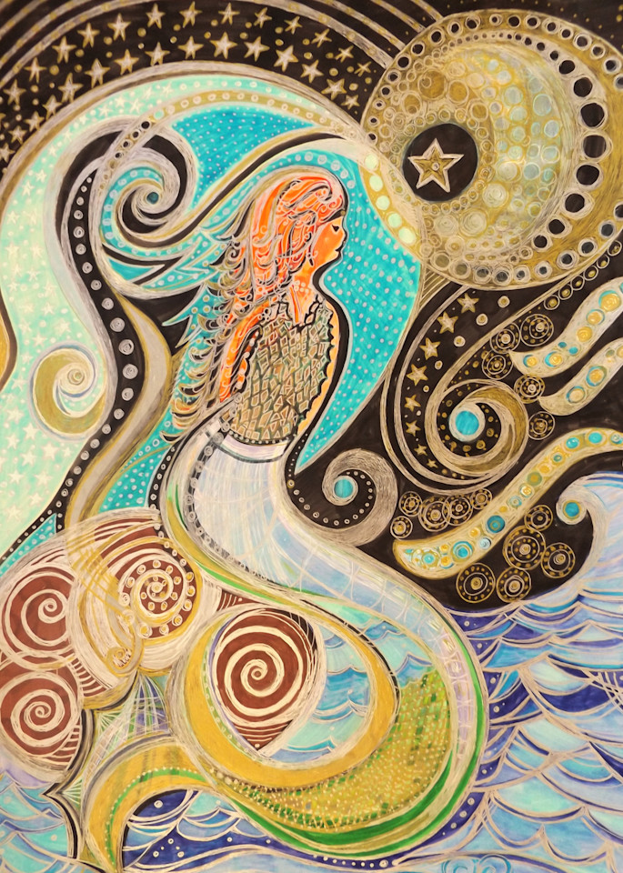 Mermaid's Mysteries Art | Cynthia Christensen Art