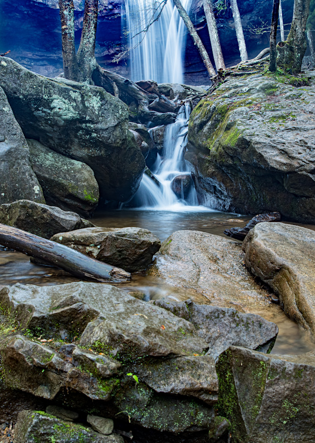 Cucumber Falls Flows On Art | Don Peterson Photography