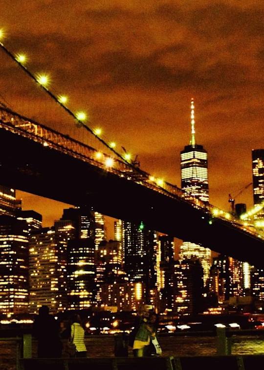 Brooklyn Bridge At Night Photography Art | Mick Guzman Photography