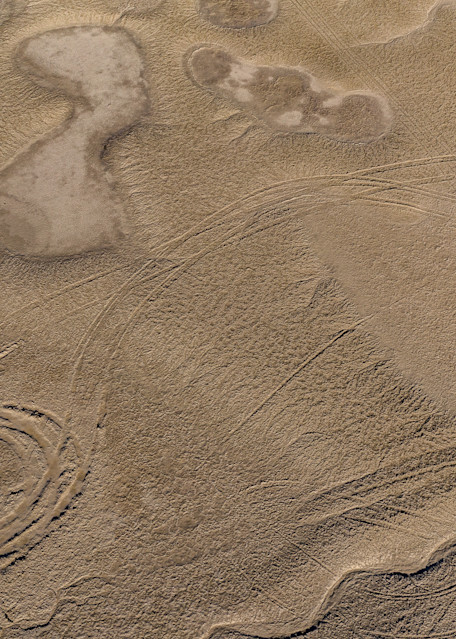 Desert abstract aerial