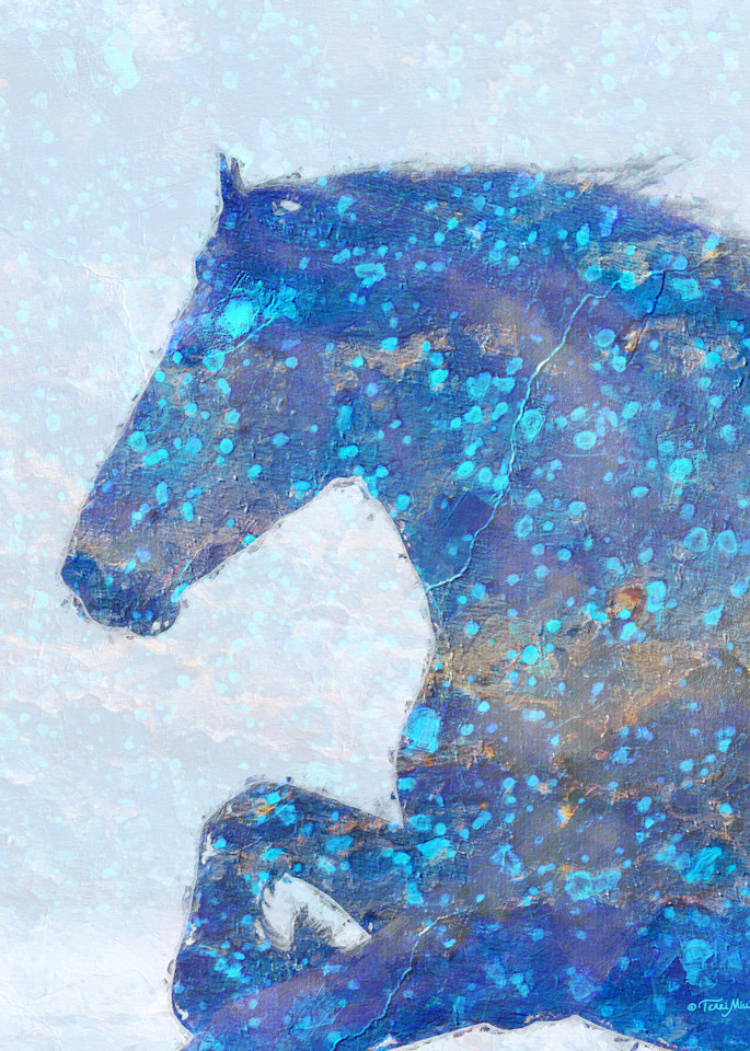Blue Snow Stallion