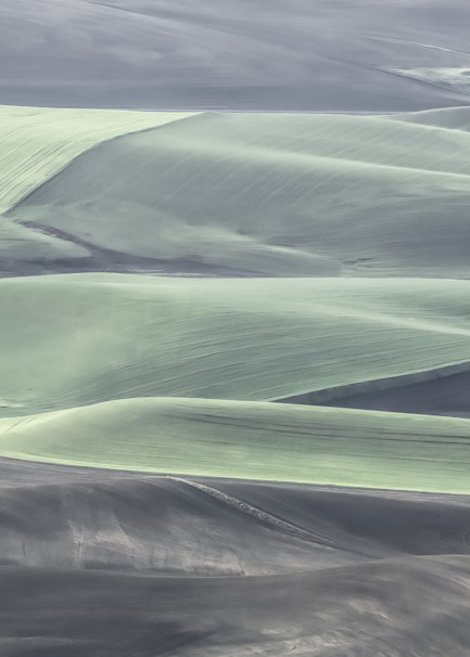 Waves Of Green In A Sea Of Black Photography Art | Monty Orr Photography