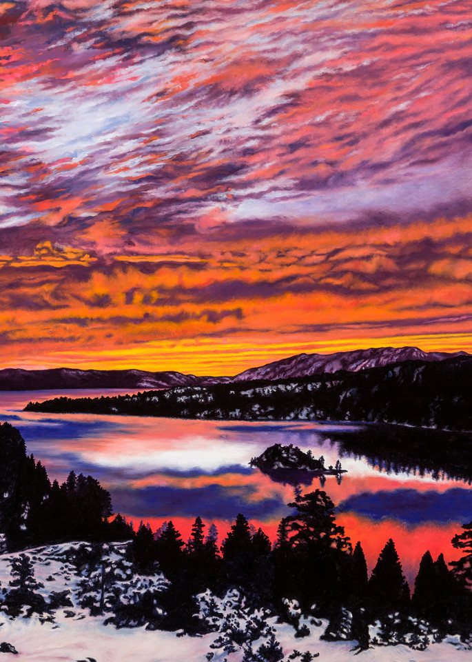 Mountain Sunrise  Tahoe    Prints Art | Mercedes Fine Art