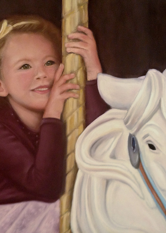 On a carousel, Dream Rider by Nancy Conant