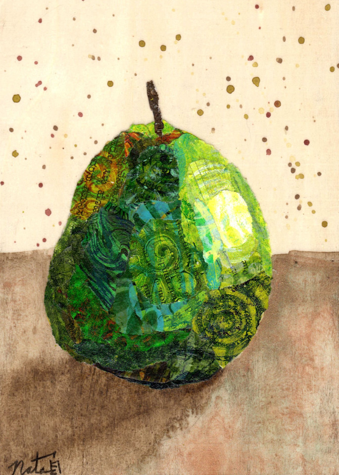 The Green Pear: D'anjou Art | Poppyfish Studio