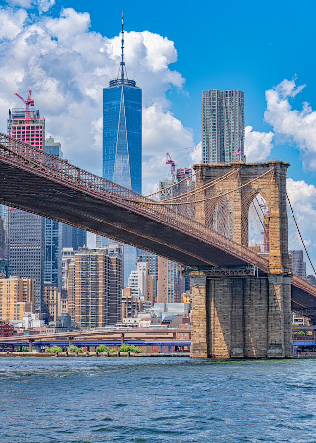 Brooklyn Bridge And Freedom Tower 02 Photography Art | Erich Drazen Fine Art Photography
