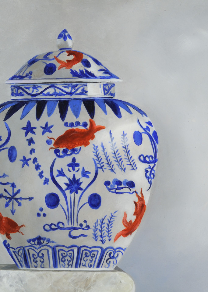 Carp Vase Art | Joan Bixler Art