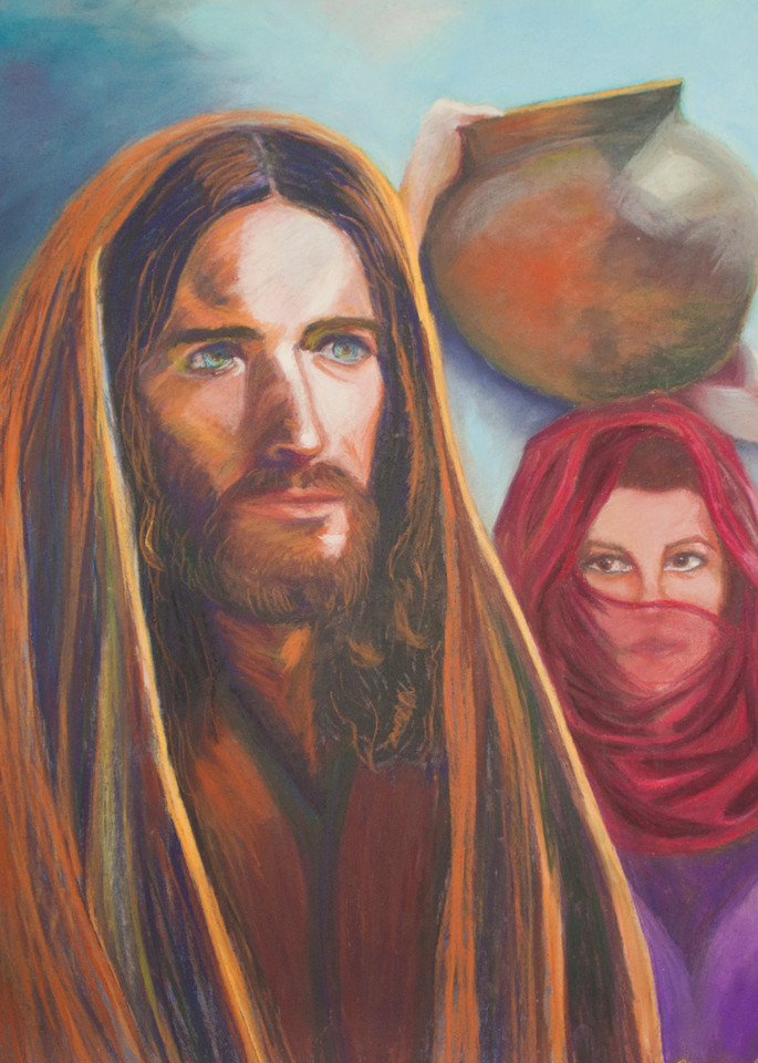 Jesus And The Samaritan Woman Art | MY STORY IN ART, INC.