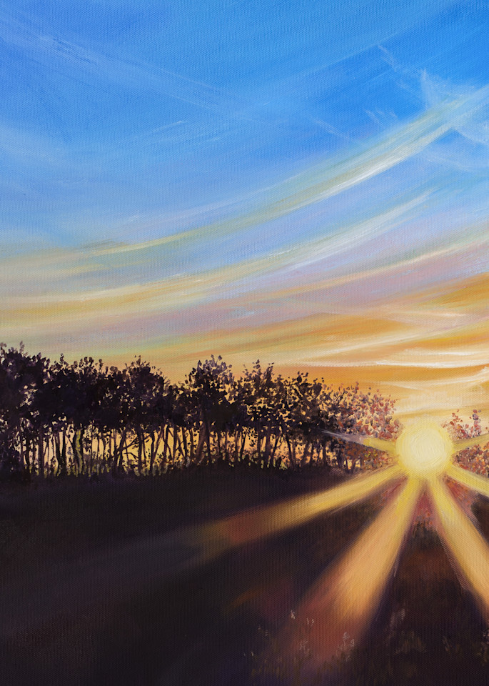 Roadside Sunset No. 3 Art | Leanne Hanson Art