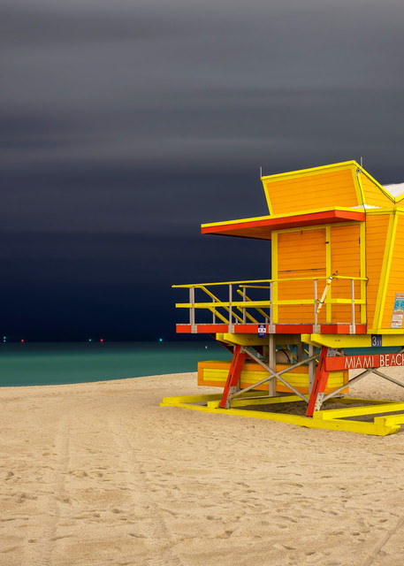 Life Guard Station 3rd Street 83 A2847 Miami Beach Fl Usa Photography Art | Clemens Vanderwerf Photography