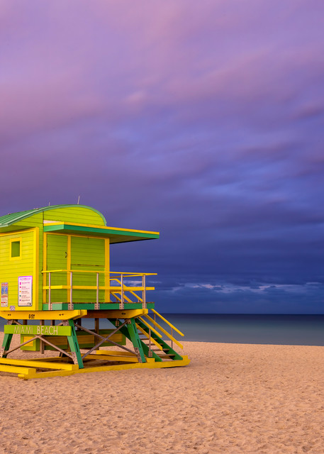 Life Guard Station 6th Street 83 A3541 Miami Beach Fl Usa Photography Art | Clemens Vanderwerf Photography