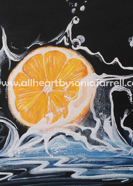 Citrus Splash Print | Quality Print | Delish-food art | All Heart by Sonia Farrell