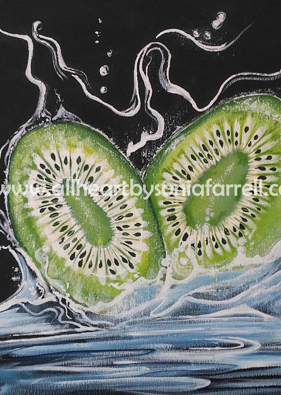 Kiwi Delight Print | Quality Print | Delish-food Art | All Heart by Sonia Farrell