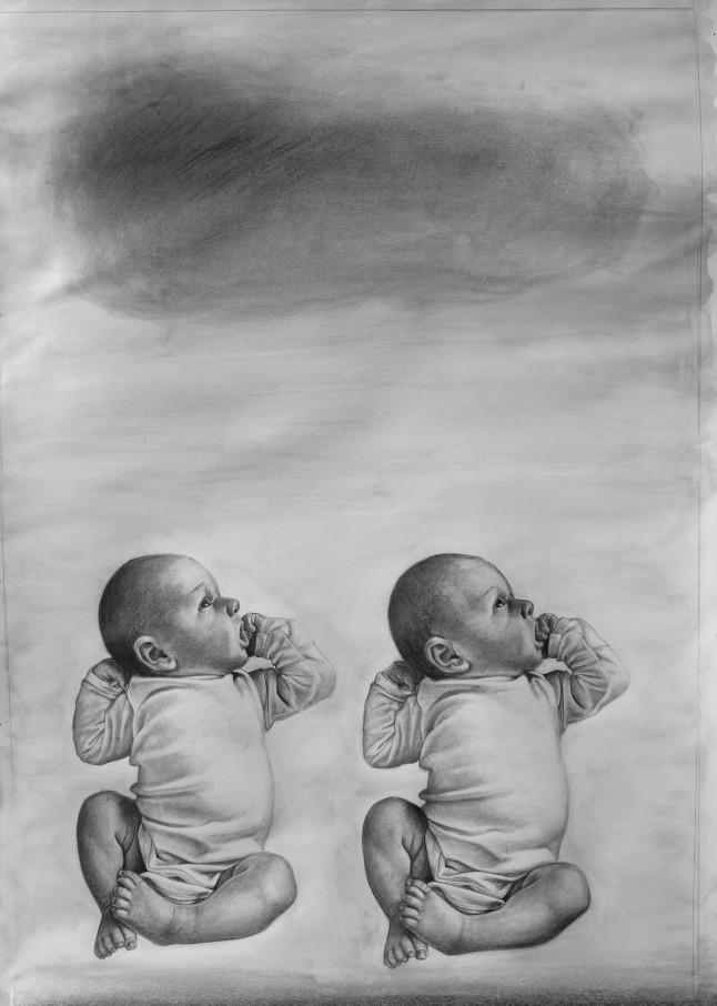 The Gift Graphite on paper Mays Mayhew art