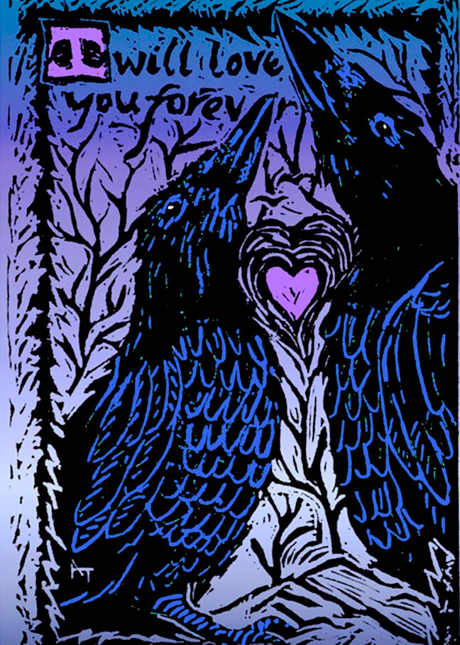 Alaska Love Ravens by Amanda Faith Thompson