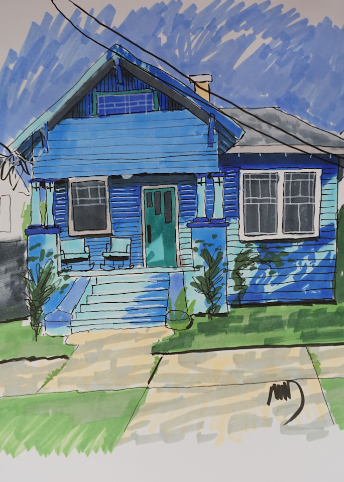 Blue Porch Art | Matt Dawson Art