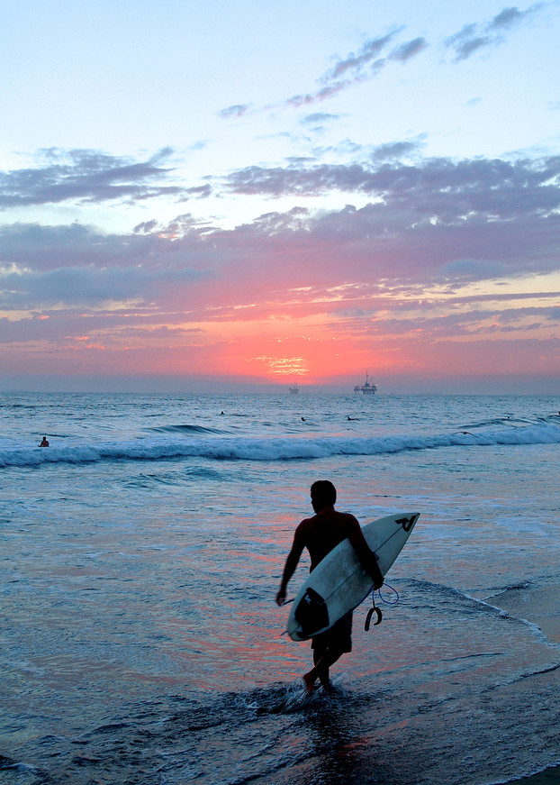 Sunset Surfer 2004 Art | Shaun McGrath Photography
