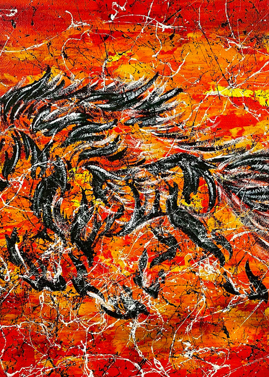Inferno Art | Anthony Joseph Art Gallery