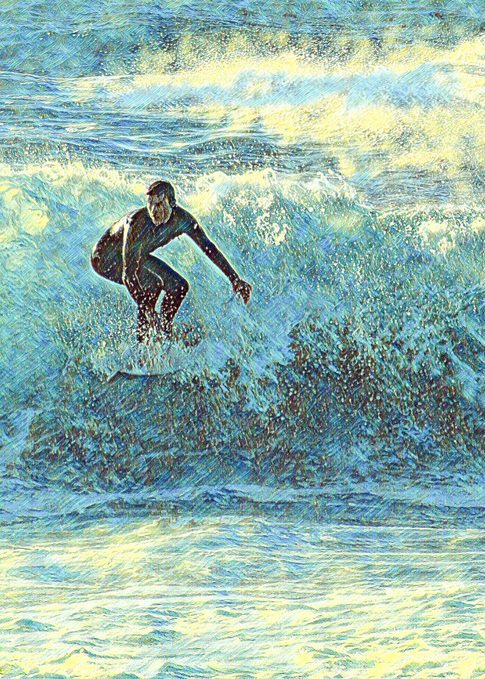 La Jolla Surfer sq.