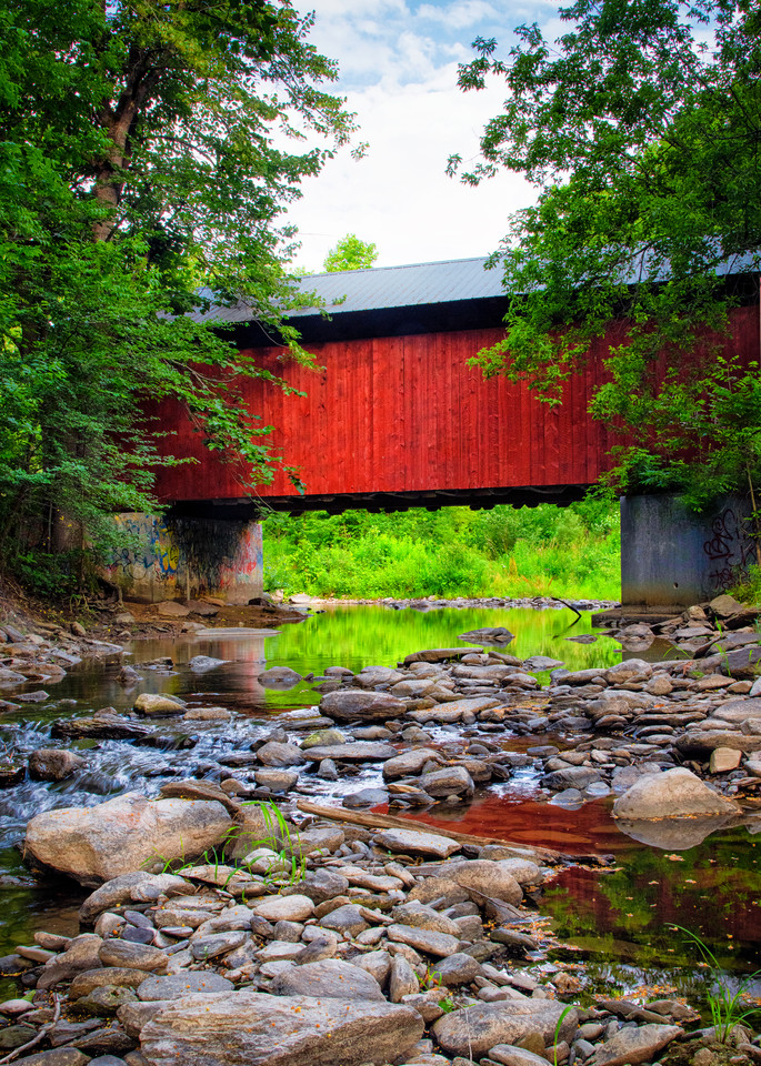 Fairfax Covered Bridge - Vermont fine-art photography prints