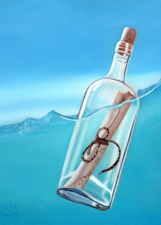Message In A Bottle  Art | darladonleyart