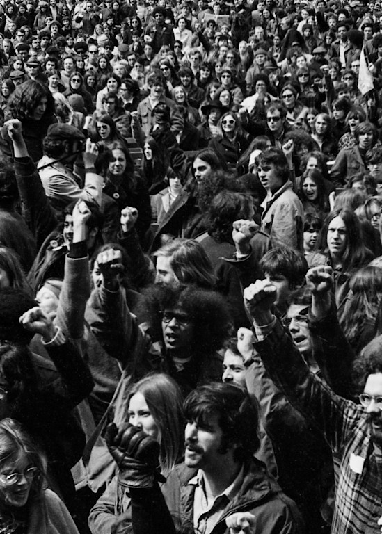 Anti Vietnam War Rally, Central Park Ny 1970 Photography Art | Nick Levitin Photography
