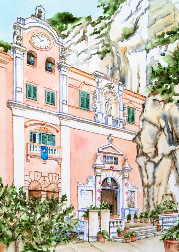 filosoof Plateau handicap Il Santuario Di Santa Rosalia, Palermo Art | Kimberly Cammerata -  Watercolors of the Sun: Paintings of
