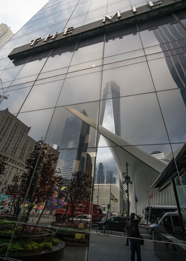 Oculus Reflection   Nyc Art | A Touch of Color Photography