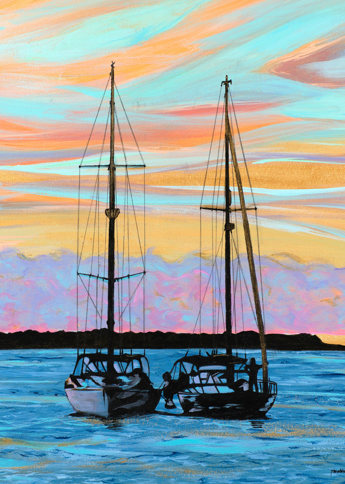 Key Largo Sunset 2 Art | Pamela Trueblood Fine Art