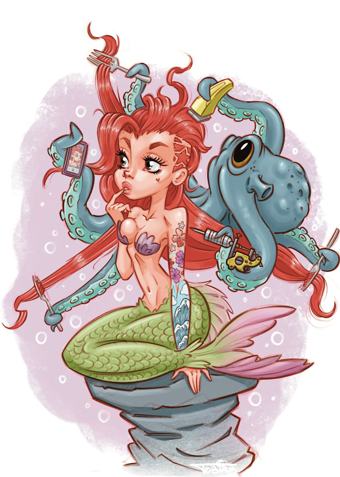 Dtiys Mermaid Project Art | Art By Tobias