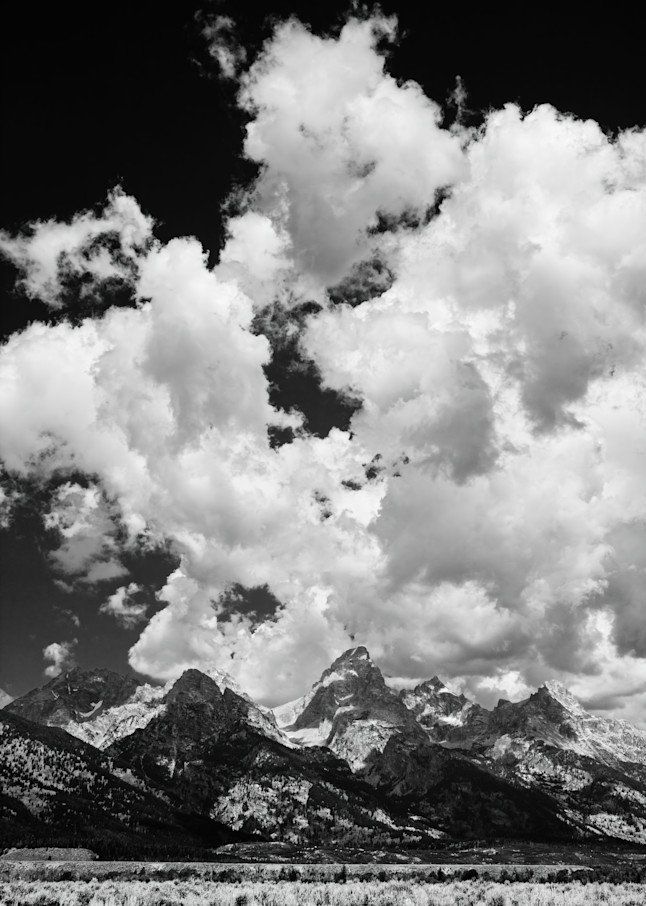 Clouds Over the Grand Teton Mountains