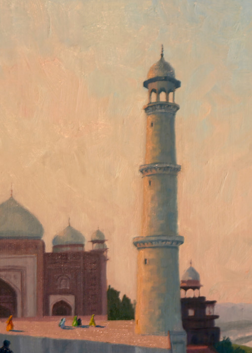 In The Shadow Of The Taj Art | Diehl Fine Art
