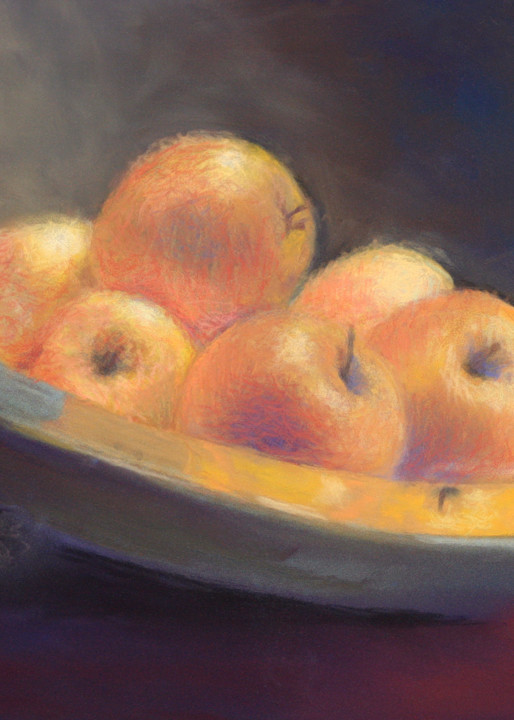 Proverbs 25:11 is about golden apples in silver bowl by Nancy Conant