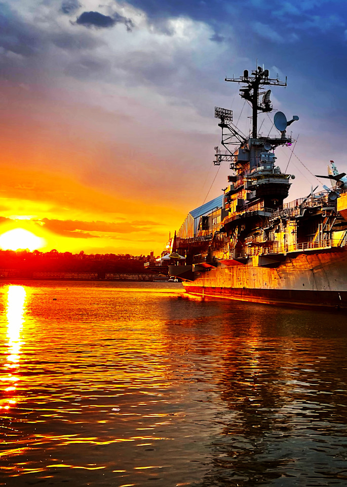 Sunset On The Hudson Photography Art | Mick Guzman Photography