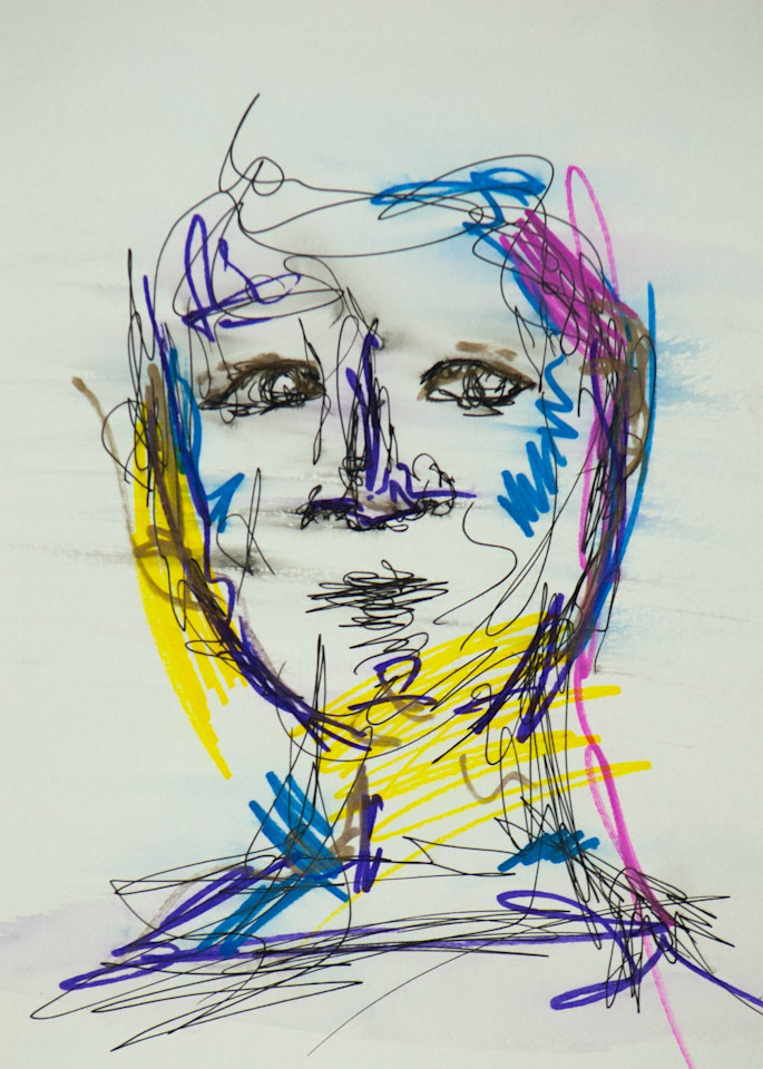 Chelsea Baez - surrealism - free form face - People of the Light #1