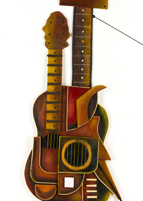 Abstract X 2 Guitars Art | Frank B Shaner