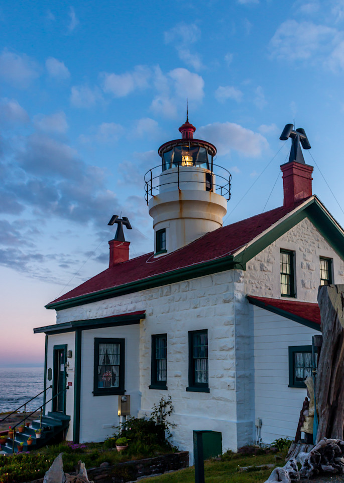 Battery Point Lighthouse At Dusk Photography Art | Catherine Balck Photography