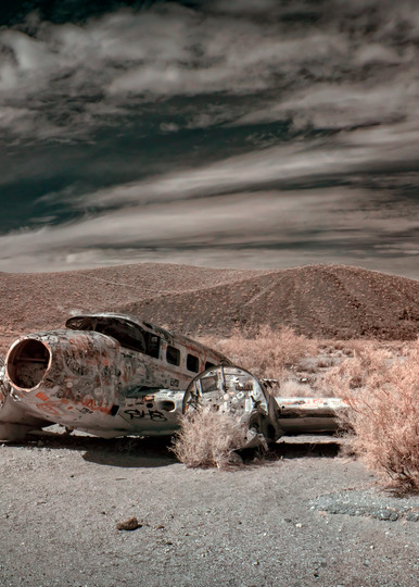 Abandoned Airplane, Angels Landing, Beatty, Nevada Photography Art | davidarnoldphotographyart.com