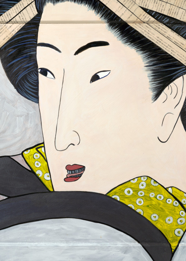 Geisha Gold Green Series #3 Art | nicollettesmith