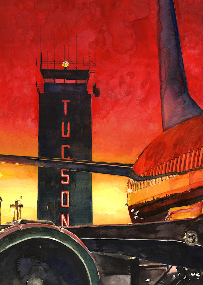 Tucson Control Tower Art | Artwork by Rouch